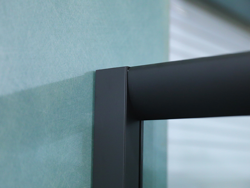 SE ตู้อาบน้ำกระจกนิรภัยบานเลื่อนโครงอลูมิเนียมสีดำ SE ตู้อาบน้ำกระจกนิรภัยบานเลื่อนโครงอลูมิเนียมสีดำ