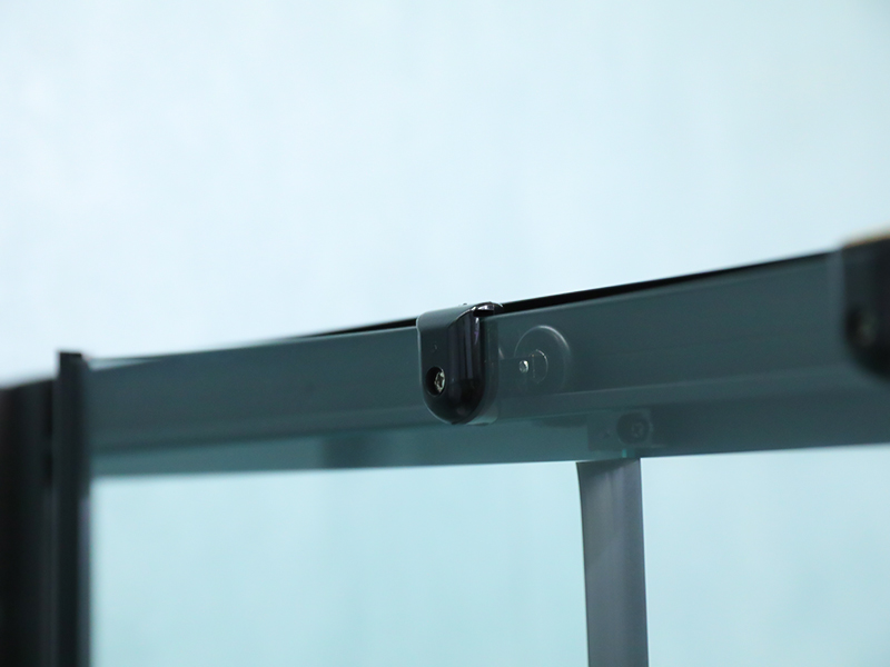 SE ตู้อาบน้ำกระจกนิรภัยบานเลื่อนโครงอลูมิเนียมสีดำ SE ตู้อาบน้ำกระจกนิรภัยบานเลื่อนโครงอลูมิเนียมสีดำ