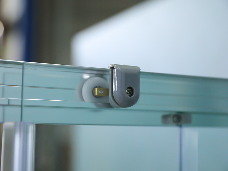 RE Chrome กรอบอลูมิเนียมกระจกนิรภัยสแควร์ตู้อาบน้ำบานเลื่อนพร้อมถาด RE Chrome กรอบอลูมิเนียมกระจกนิรภัยสแควร์ตู้อาบน้ำบานเลื่อนพร้อมถาด