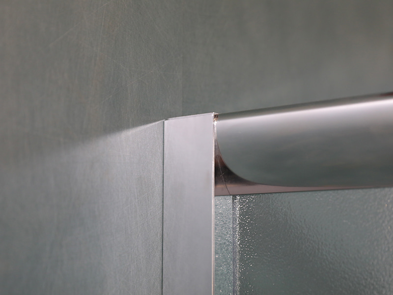 ตู้อาบน้ำบานเลื่อน RE, กระจกนิรภัยด้าน, โปรไฟล์อลูมิเนียมโครเมียม, ที่จับสองรู, พร้อมถาด ตู้อาบน้ำบานเลื่อน RE, กระจกนิรภัยด้าน, โปรไฟล์อลูมิเนียมโครเมียม, ที่จับสองรู, พร้อมถาด