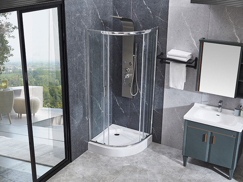 SE Chrome อลูมิเนียมโปรไฟล์บานเลื่อนตู้อาบน้ำสำหรับห้องน้ำ SE Chrome อลูมิเนียมโปรไฟล์บานเลื่อนตู้อาบน้ำสำหรับห้องน้ำ