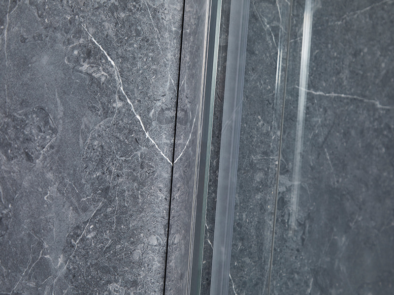 SE Chrome อลูมิเนียมโปรไฟล์บานเลื่อนตู้อาบน้ำสำหรับห้องน้ำ SE Chrome อลูมิเนียมโปรไฟล์บานเลื่อนตู้อาบน้ำสำหรับห้องน้ำ