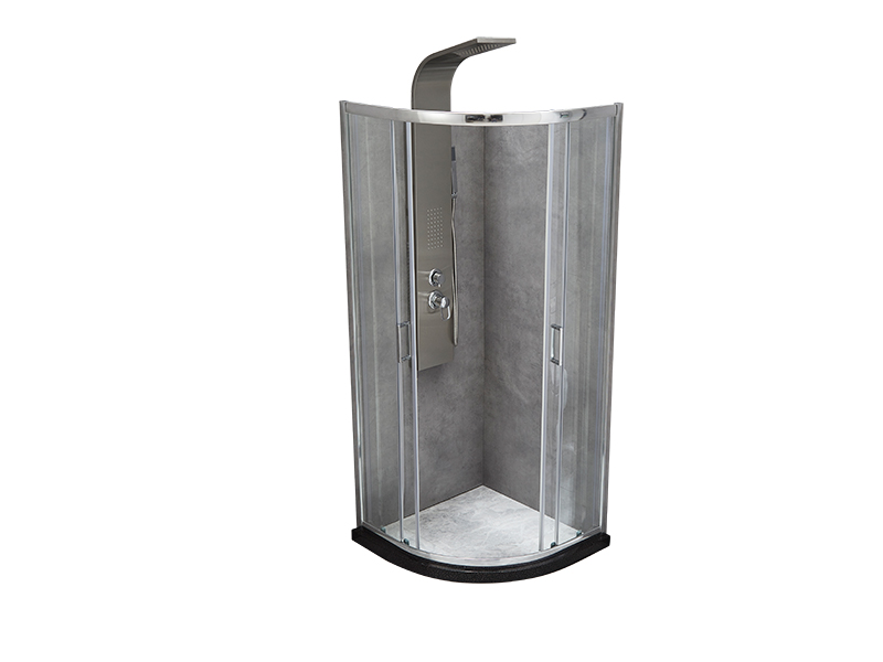 ตู้อาบน้ำบานเลื่อน SE, กระจกนิรภัยใส, โครงอะลูมิเนียมโครเมียม, มือจับสองรู, ไม่มีถาด ตู้อาบน้ำบานเลื่อน SE, กระจกนิรภัยใส, โครงอะลูมิเนียมโครเมียม, มือจับสองรู, ไม่มีถาด