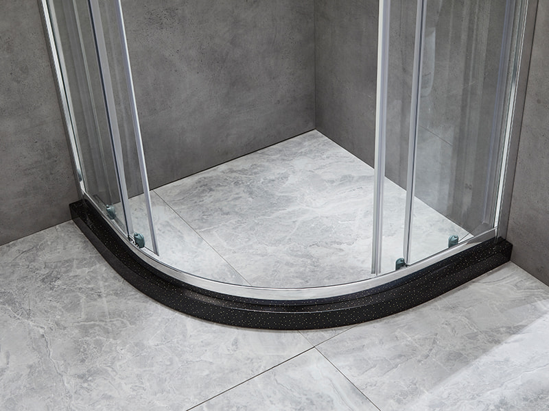 ตู้อาบน้ำบานเลื่อน SE, กระจกนิรภัยใส, โครงอะลูมิเนียมโครเมียม, มือจับสองรู, ไม่มีถาด ตู้อาบน้ำบานเลื่อน SE, กระจกนิรภัยใส, โครงอะลูมิเนียมโครเมียม, มือจับสองรู, ไม่มีถาด