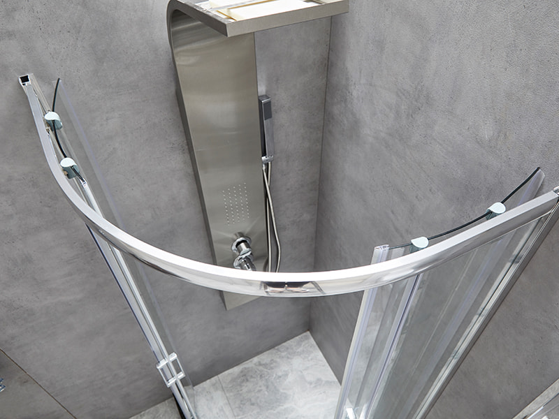 ตู้อาบน้ำบานเลื่อน SE, กระจกนิรภัยใส, โครงอะลูมิเนียมโครเมียม, มือจับสองรู, ไม่มีถาด ตู้อาบน้ำบานเลื่อน SE, กระจกนิรภัยใส, โครงอะลูมิเนียมโครเมียม, มือจับสองรู, ไม่มีถาด