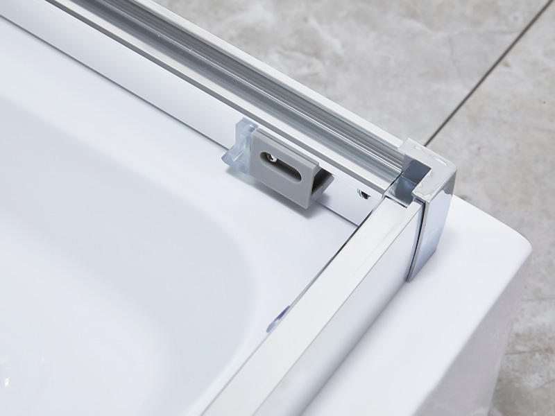 SQ กระจกใสห้องน้ำบานเลื่อนตู้อาบน้ำพร้อมถาด SQ กระจกใสห้องน้ำบานเลื่อนตู้อาบน้ำพร้อมถาด