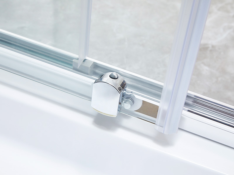 SQ กระจกใสห้องน้ำบานเลื่อนตู้อาบน้ำพร้อมถาด SQ กระจกใสห้องน้ำบานเลื่อนตู้อาบน้ำพร้อมถาด